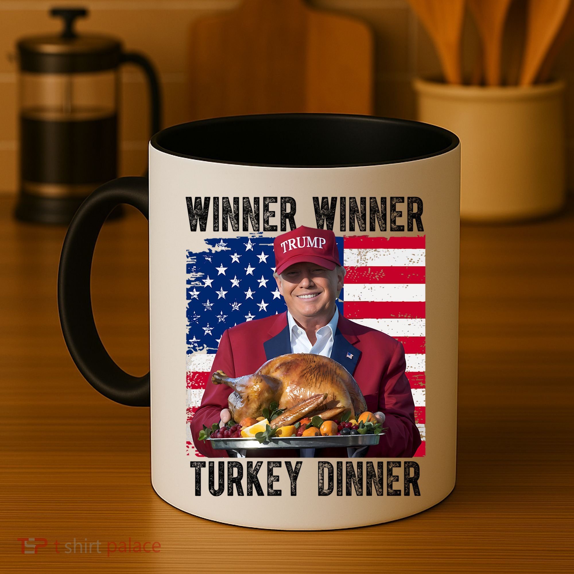 Winner Winner Turkey Dinner Funny Trump Usa Coffee Mug