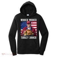 Winner Winner Turkey Dinner Funny Trump Usa Women's Hoodie thumb 0