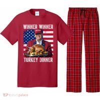 Winner Winner Turkey Dinner Funny Trump Usa Pajama Set thumb 0
