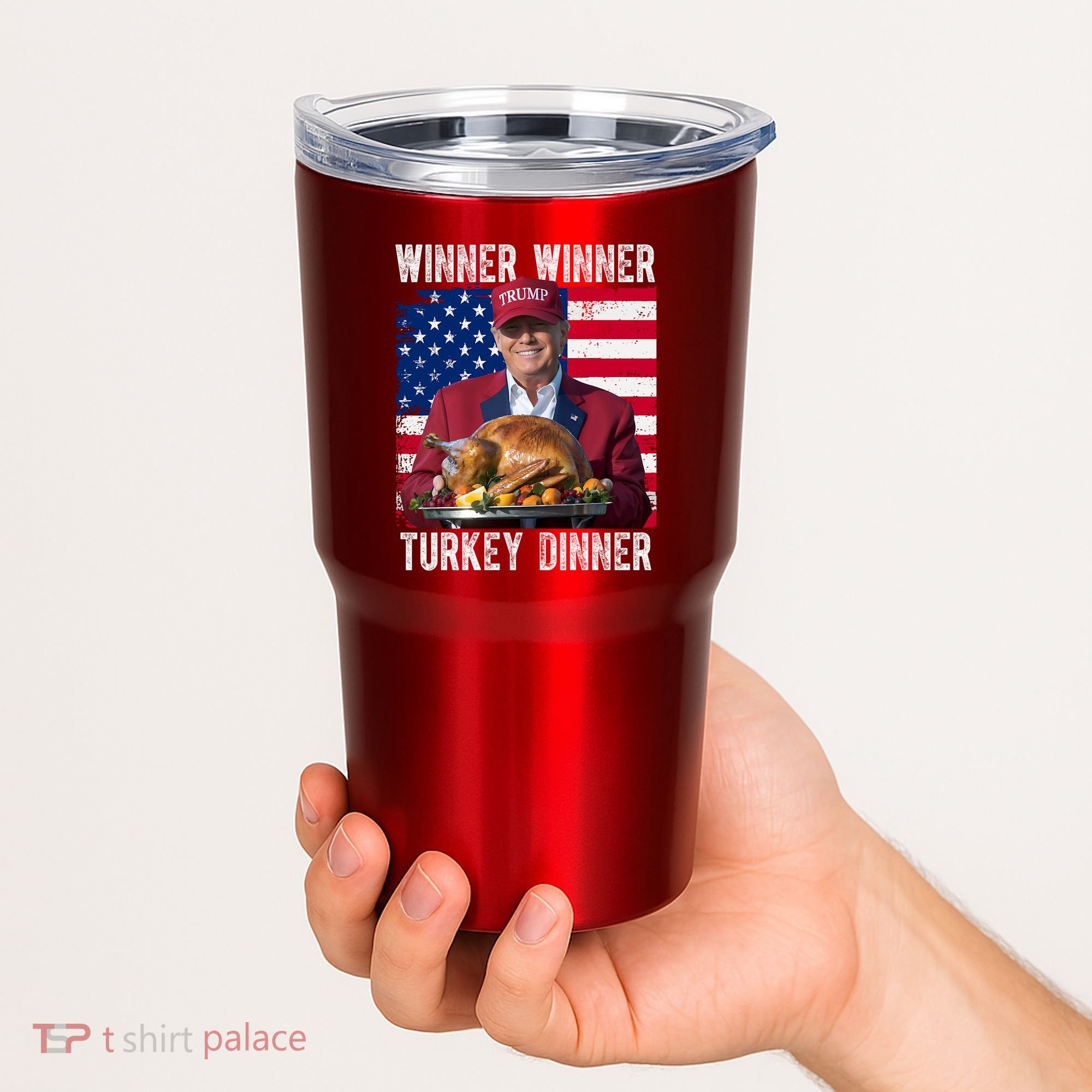 Winner Winner Turkey Dinner Funny Trump Usa Tumbler