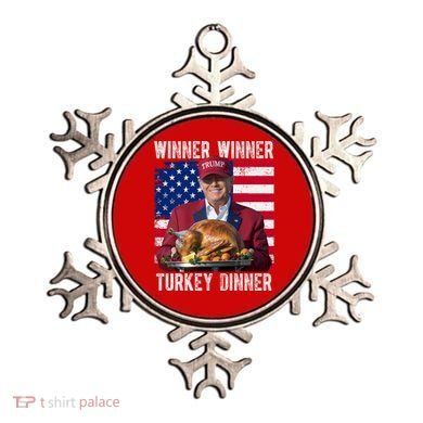 Winner Winner Turkey Dinner Funny Trump Usa Ornament
