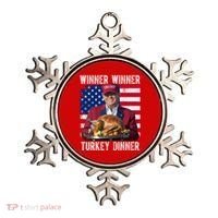 Winner Winner Turkey Dinner Funny Trump Usa Ornament thumb 0