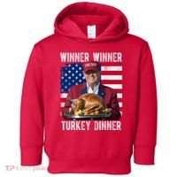 Winner Winner Turkey Dinner Funny Trump Usa Toddler Hoodie thumb 0