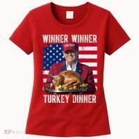 Winner Winner Turkey Dinner Funny Trump Usa Women's T-Shirt thumb 0