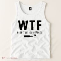 WTF Wine Tasting Friends Funny Wine Lovers Tank Top thumb 2