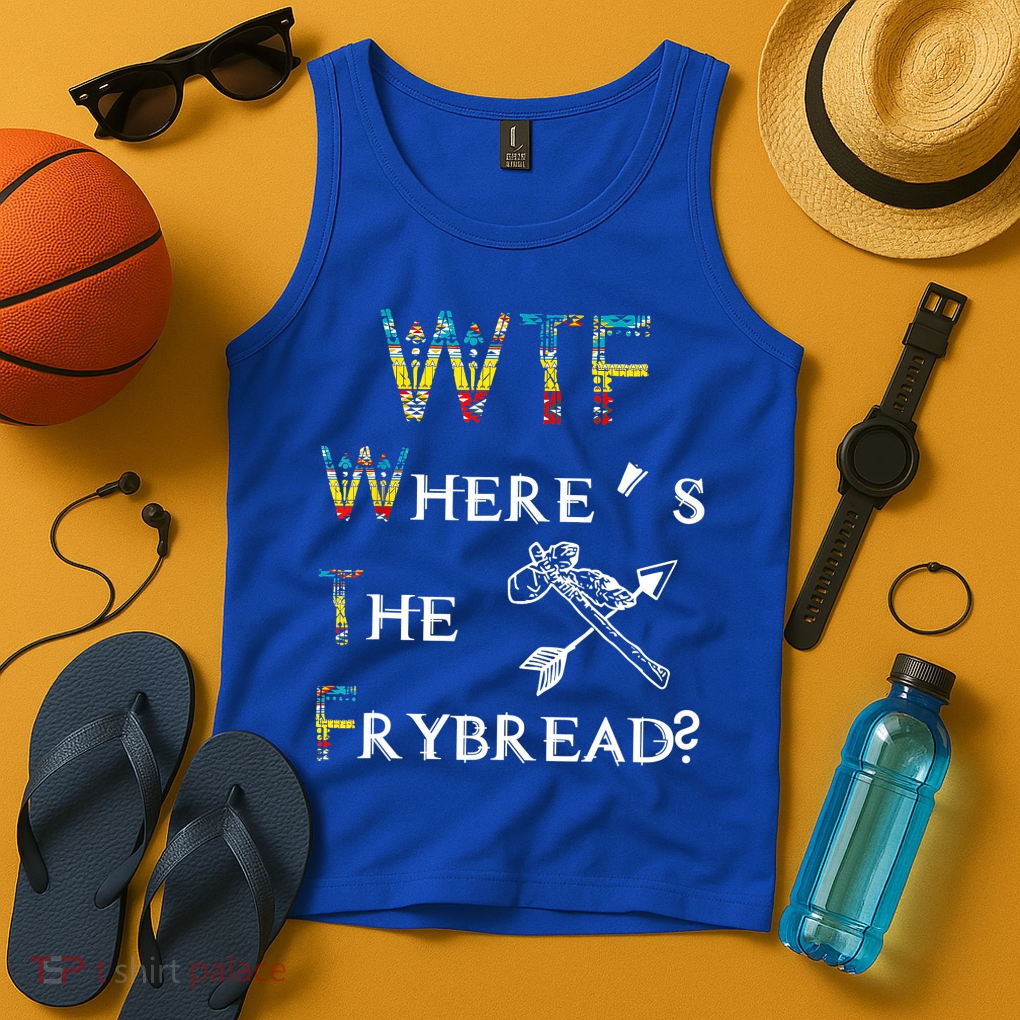 WTF Where's The Frybread Native American Tank Top