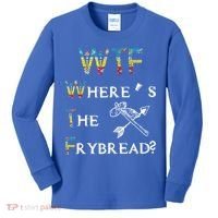 WTF Where's The Frybread Native American Kids Long Sleeve Shirt thumb 0