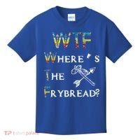 WTF Where's The Frybread Native American Kids T-Shirt thumb 0