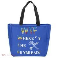 WTF Where's The Frybread Native American Tote Bag thumb 0