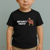 Who Wants Twerky Funny Thanksgiving Toddler T-Shirt thumb 2