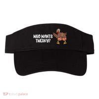 Who Wants Twerky Funny Thanksgiving Visor thumb 0