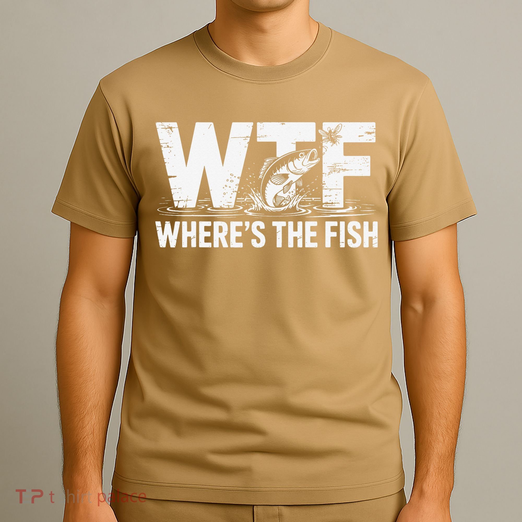 WTF Wheres The Fish Funny Fishing Humor T-Shirt