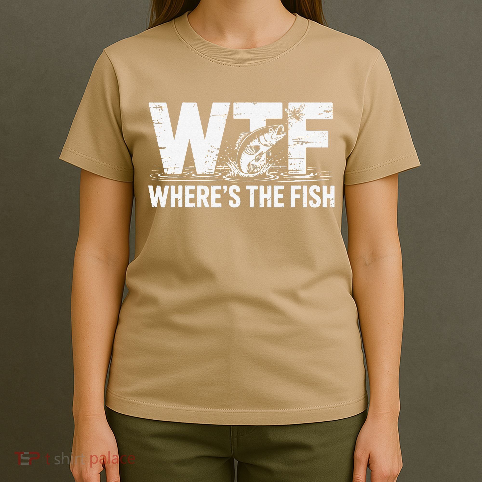 WTF Wheres The Fish Funny Fishing Humor T-Shirt