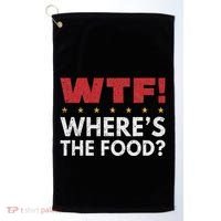 Wtf WhereS The Food Golf Towel thumb 0