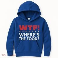 Wtf WhereS The Food Kids Hoodie thumb 0
