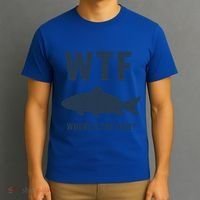 Wtf Wheres The Fish Funny Fishing Humor Meaningful Gift T-Shirt thumb 3