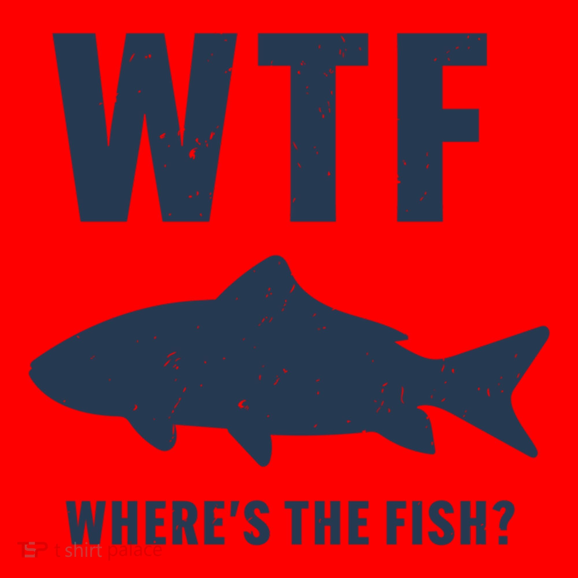 Wtf Wheres The Fish Funny Fishing Humor Meaningful Gift Santa Hat