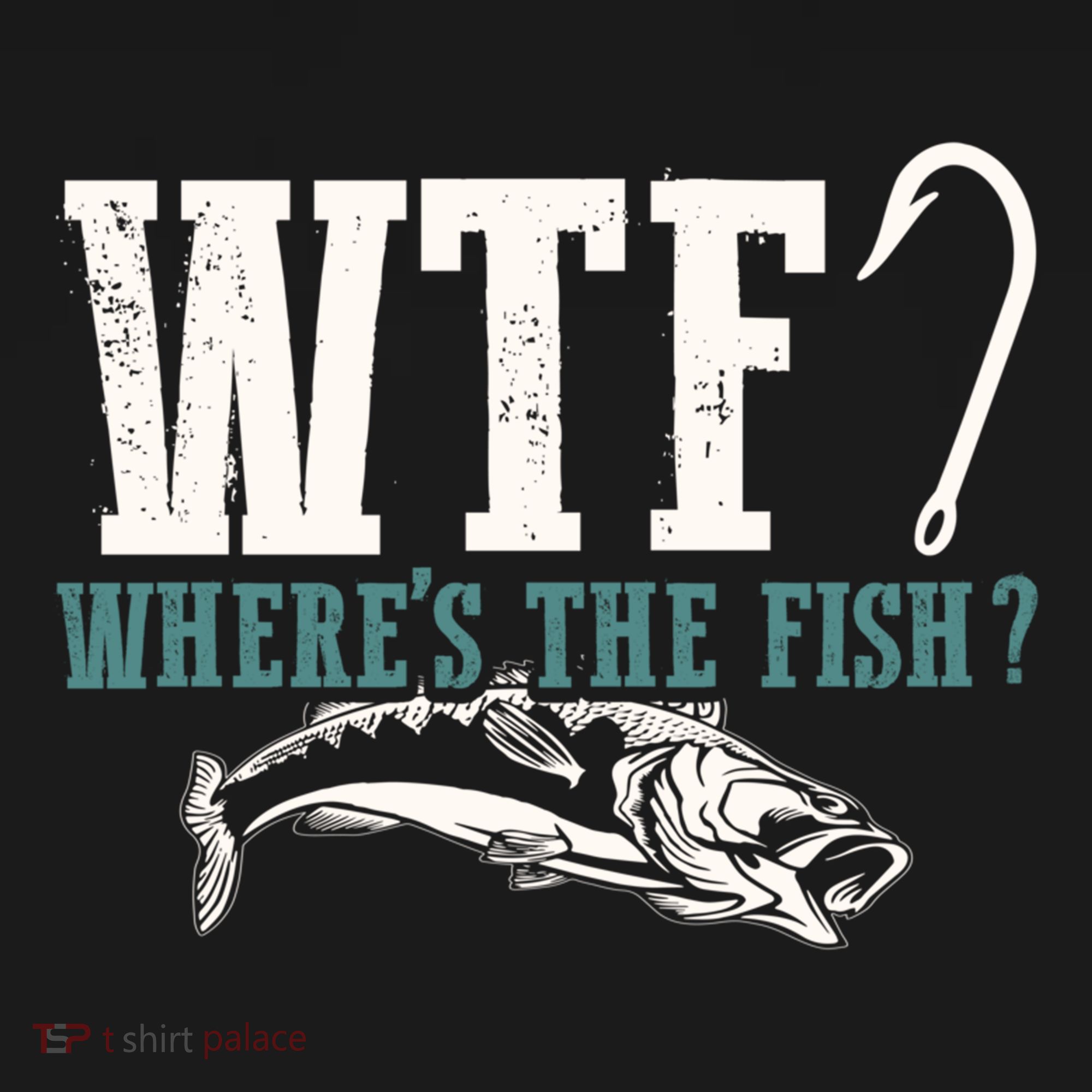 Wtf Wheres The Fish Fisher Gift Ornament
