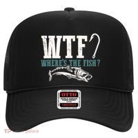 Wtf Wheres The Fish Fisher Gift Hat thumb 0