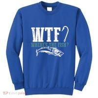 Wtf Wheres The Fish Fisher Gift Sweatshirt thumb 0