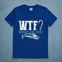 Wtf Wheres The Fish Fisher Gift T-Shirt thumb 5