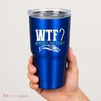 Wtf Wheres The Fish Fisher Gift Tumbler thumb 2