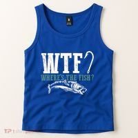 Wtf Wheres The Fish Fisher Gift Tank Top thumb 2