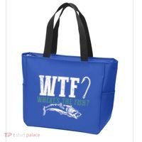 Wtf Wheres The Fish Fisher Gift Tote Bag thumb 3