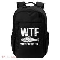 Wtf Wheres The Fish Funny Gift Backpack thumb 0