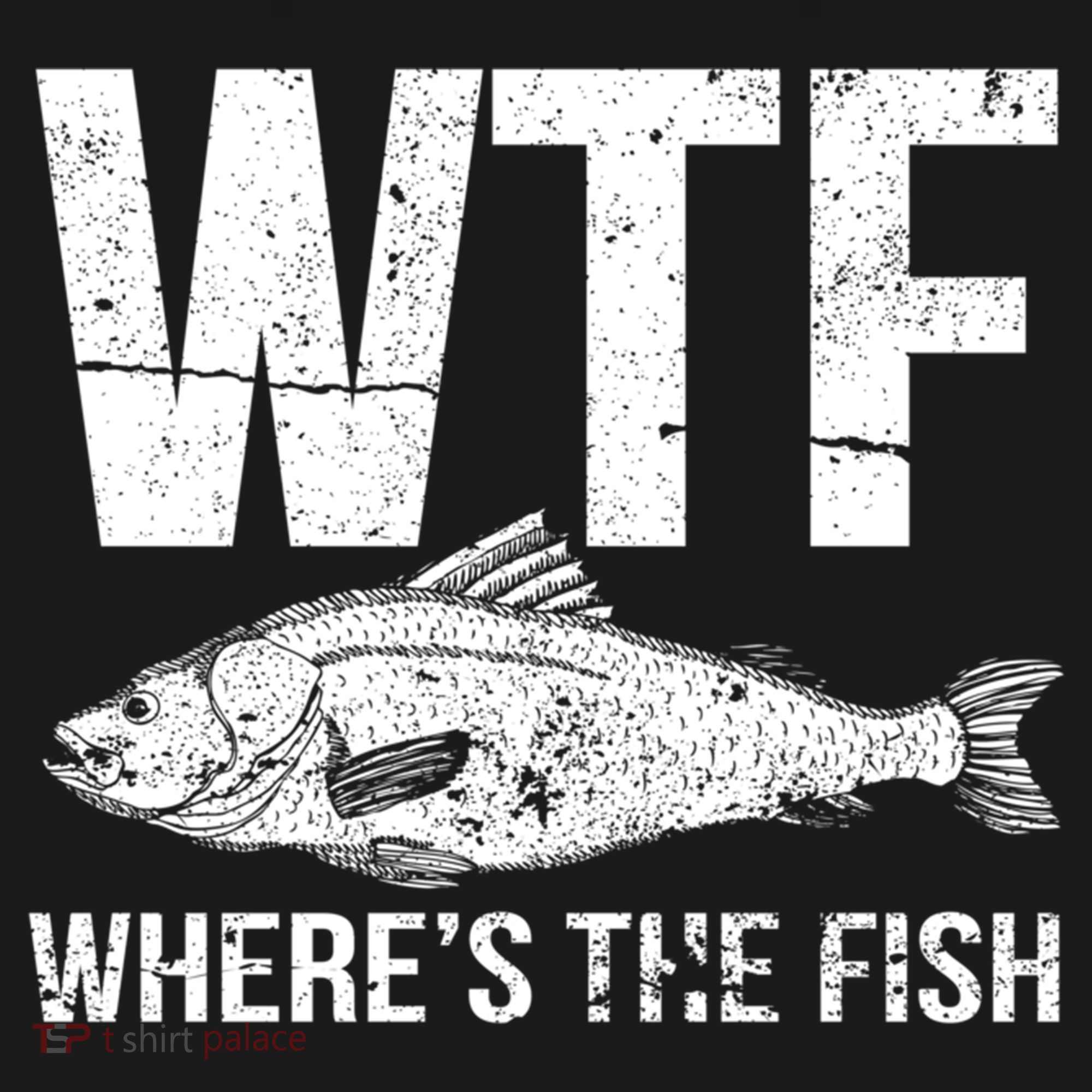 Wtf Wheres The Fish Funny Gift Bucket Hat
