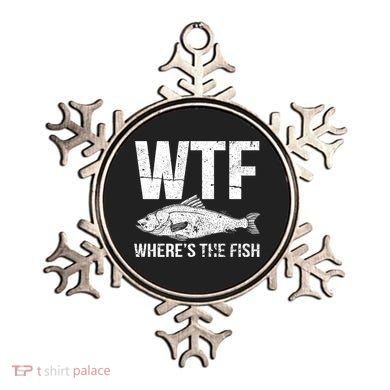 Wtf Wheres The Fish Funny Gift Ornament