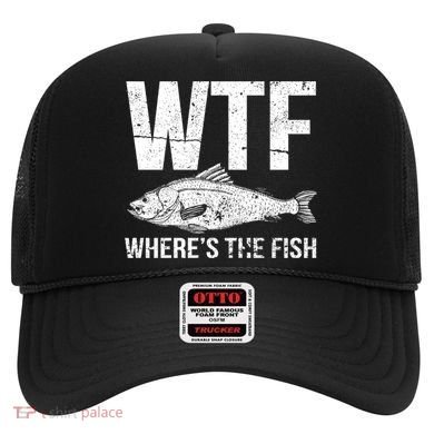 Wtf Wheres The Fish Funny Gift Hat
