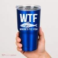 Wtf Wheres The Fish Funny Gift Tumbler thumb 2