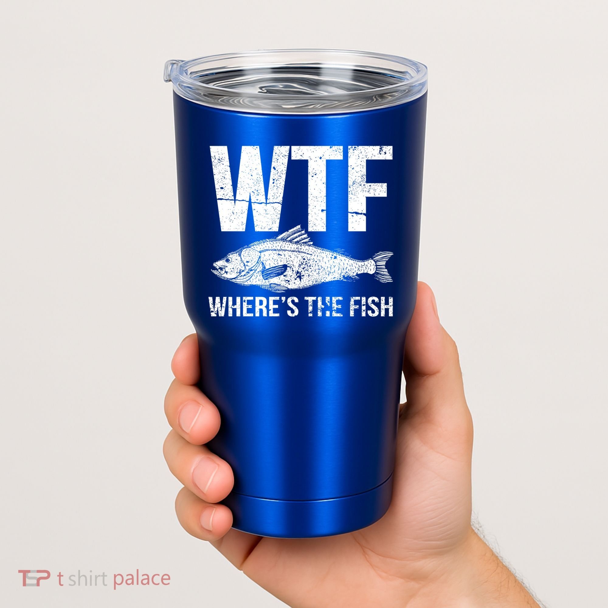 Wtf Wheres The Fish Funny Gift Tumbler
