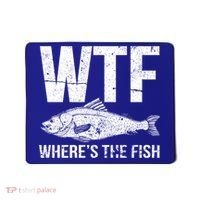 Wtf Wheres The Fish Funny Gift Mousepad thumb 0