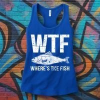 Wtf Wheres The Fish Funny Gift Women's Tank Top thumb 3