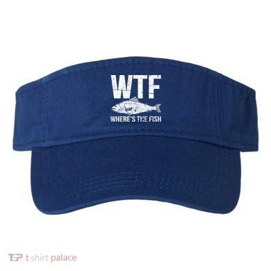 Wtf Wheres The Fish Funny Gift Visor