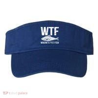Wtf Wheres The Fish Funny Gift Visor thumb 0