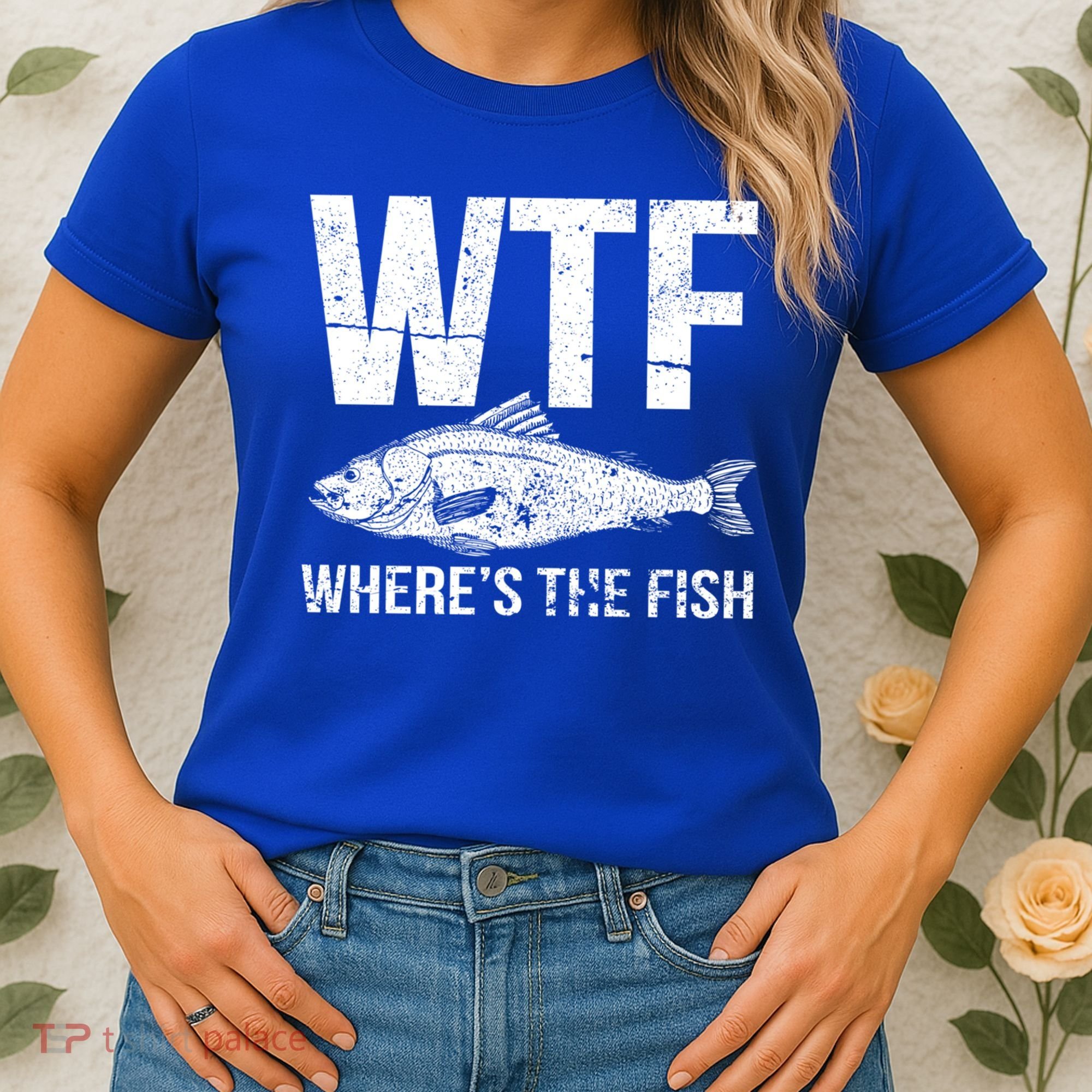 Wtf Wheres The Fish Funny Gift Women's T-Shirt