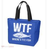Wtf Wheres The Fish Funny Gift Tote Bag thumb 3