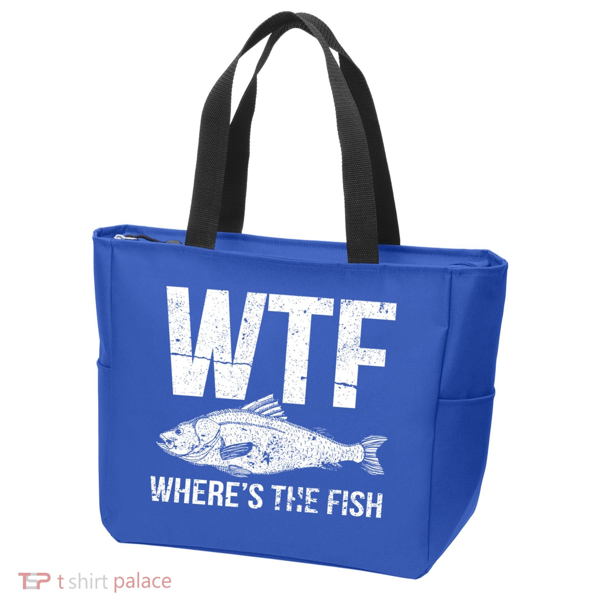 Wtf Wheres The Fish Funny Gift Tote Bag