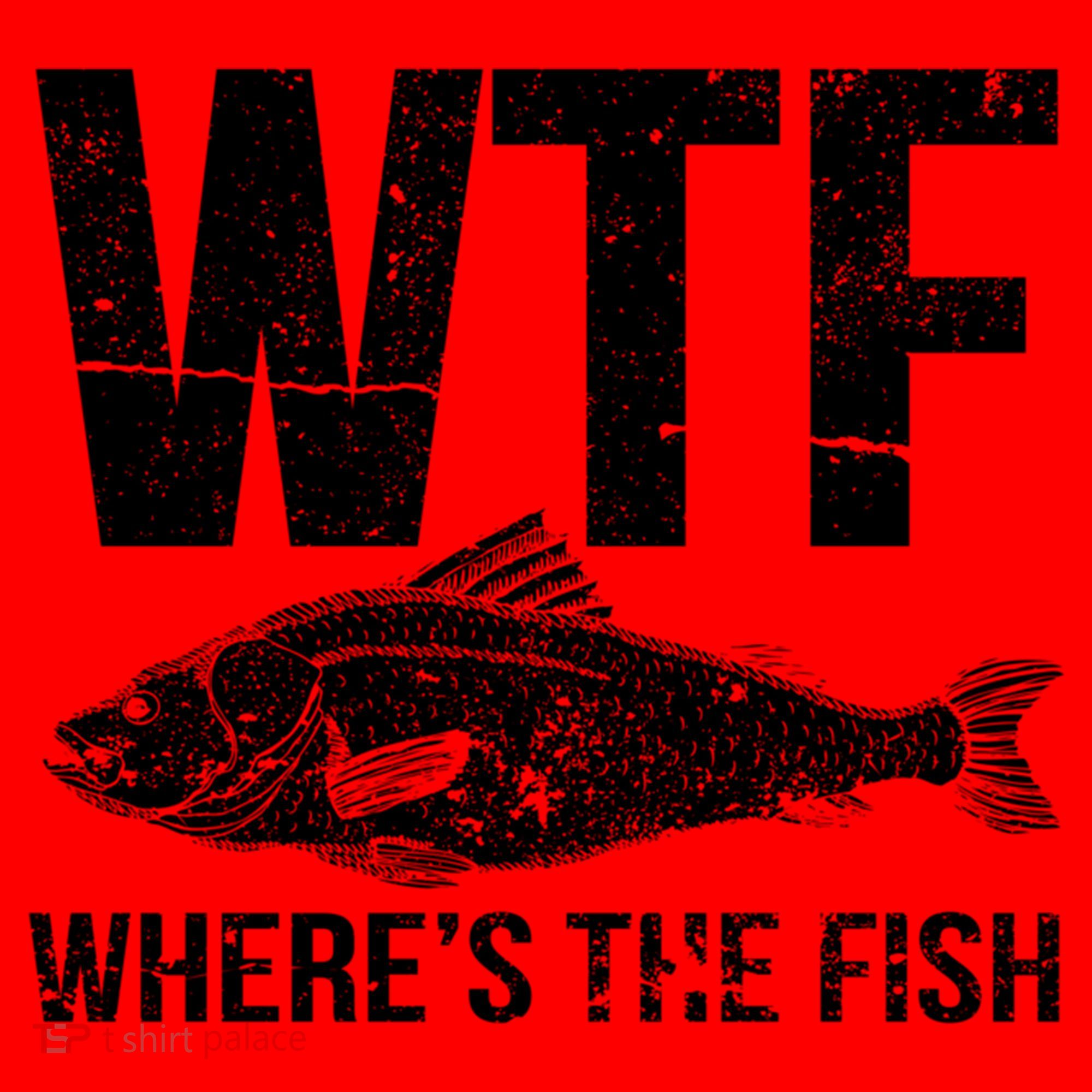 Wtf Wheres The Fish Funny Gift Santa Hat