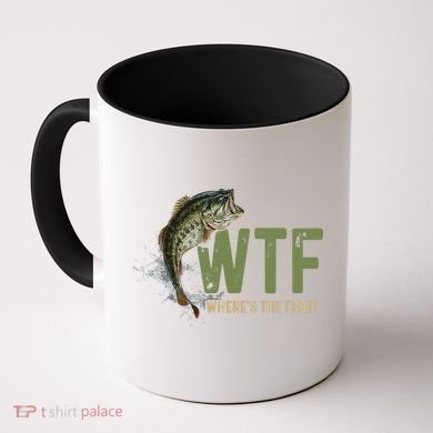 Wtf WhereS The Fish Coffee Mug