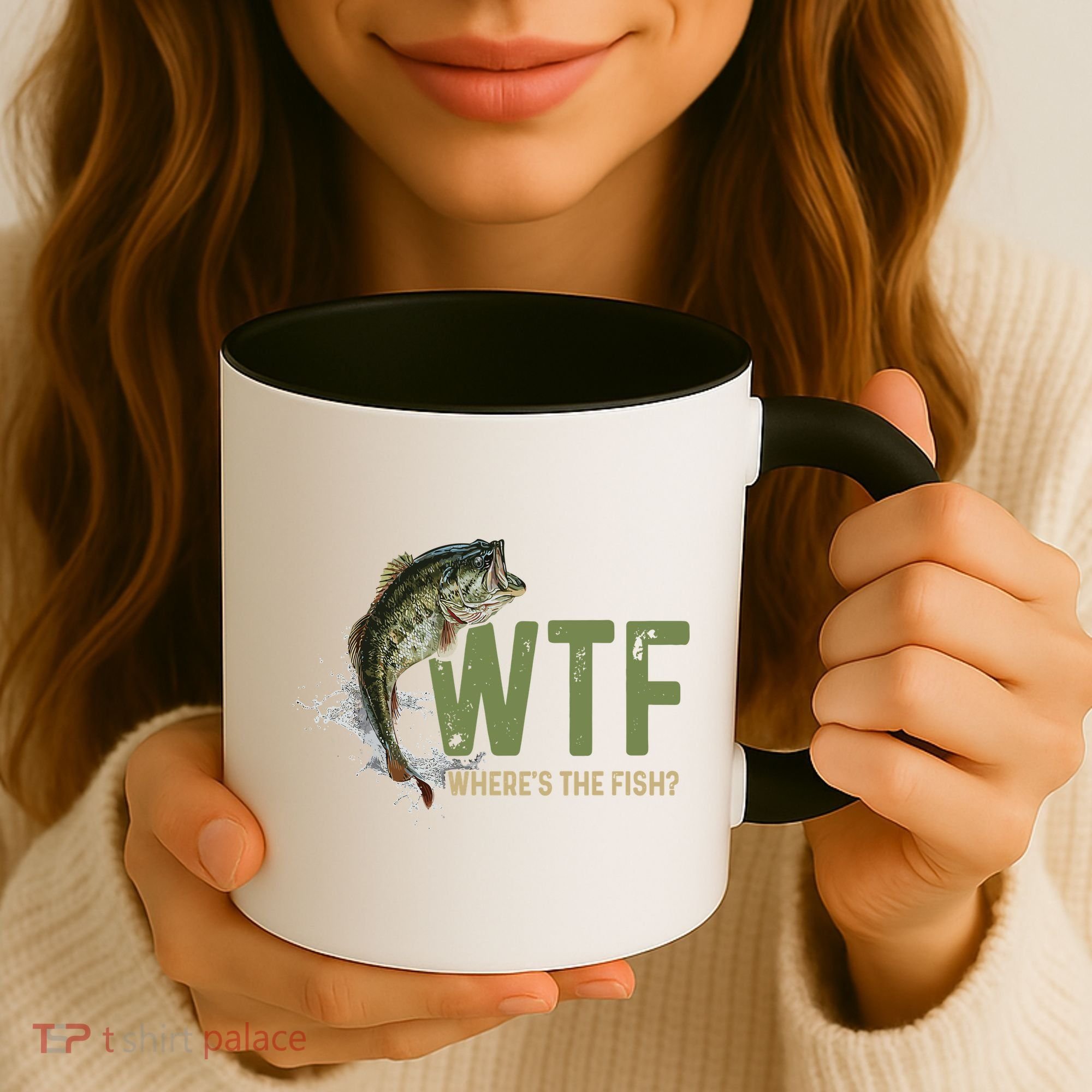 Wtf WhereS The Fish Coffee Mug