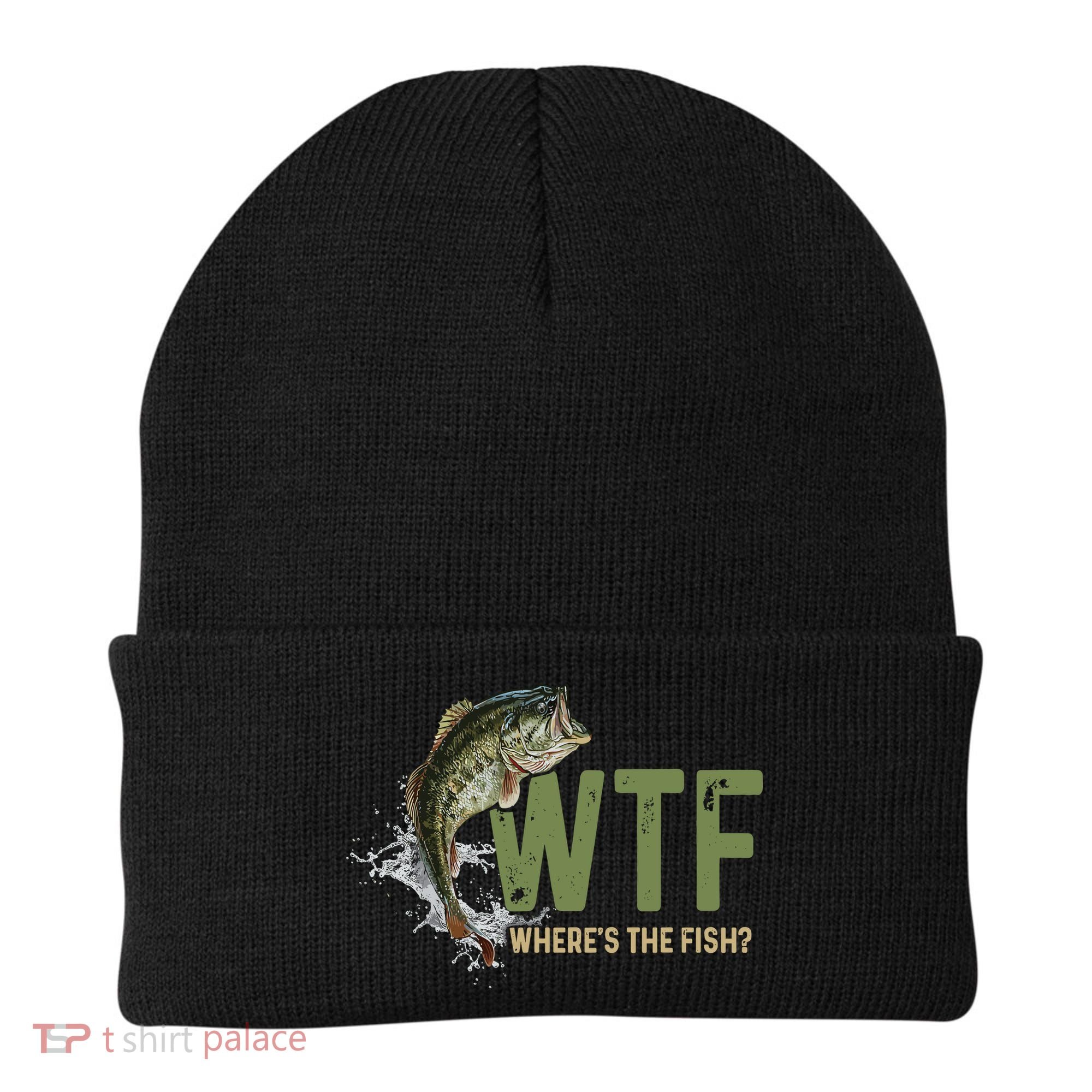 Wtf WhereS The Fish Beanie