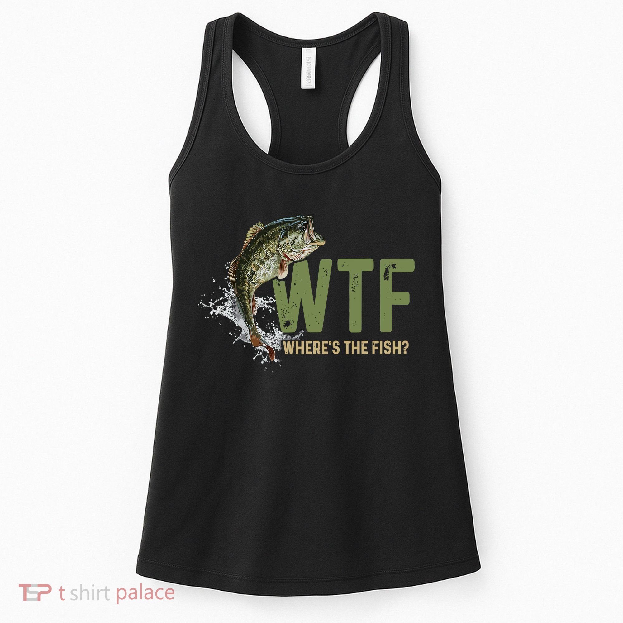 Wtf WhereS The Fish Women's Tank Top