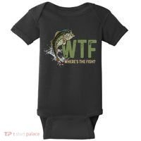 Wtf WhereS The Fish Baby Bodysuit thumb 0