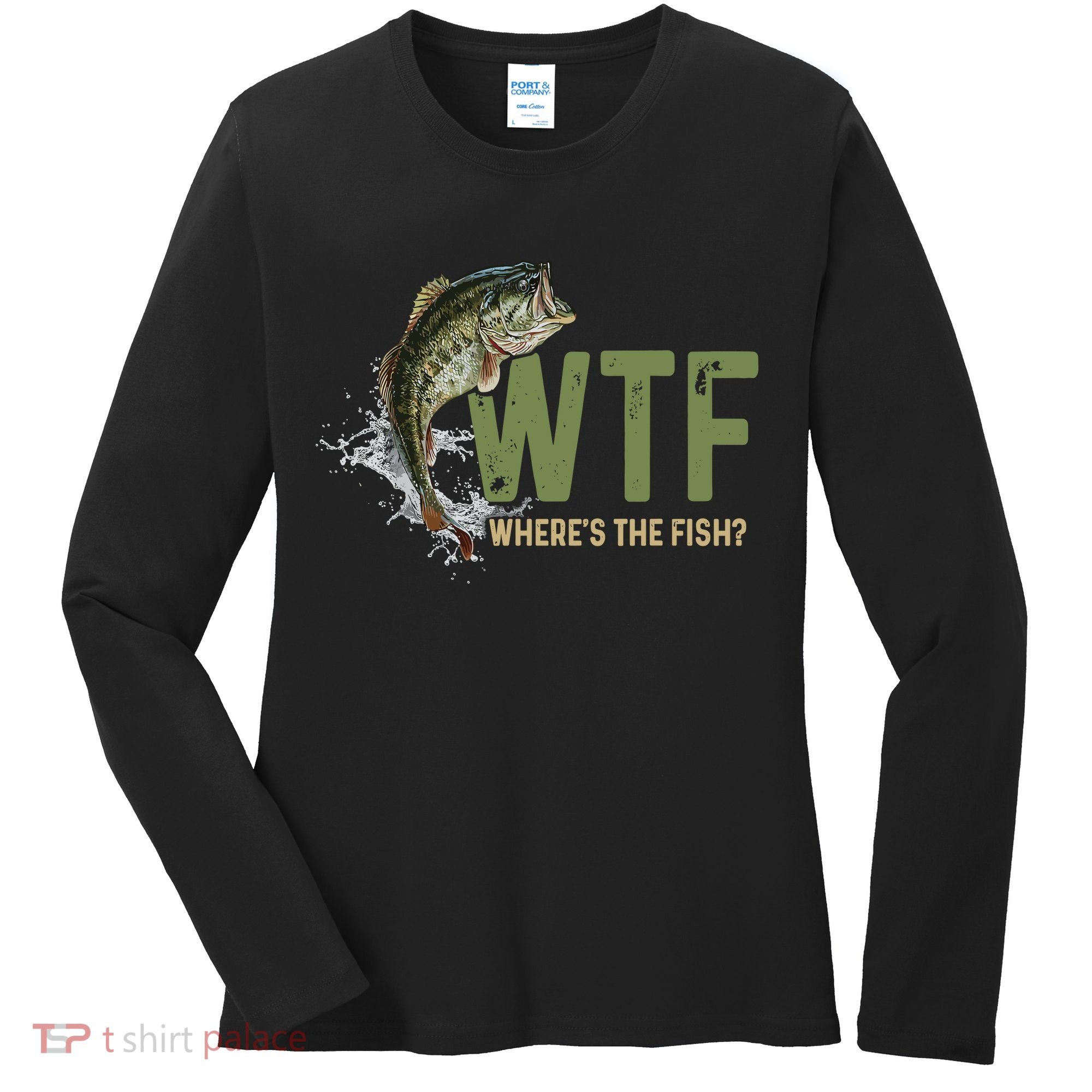 Wtf WhereS The Fish Women's Long Sleeve Shirt