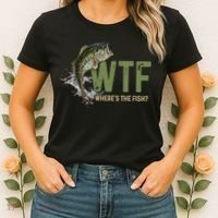 Wtf WhereS The Fish Women's T-Shirt thumb 2