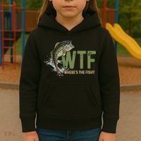 Wtf WhereS The Fish Kids Hoodie thumb 3